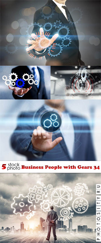 Photos - Business People with Gears 34